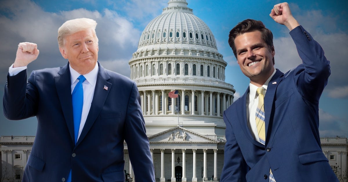 Gaetz Votes Trump for Speaker of the House on Day THREE of GOP Showdown ...